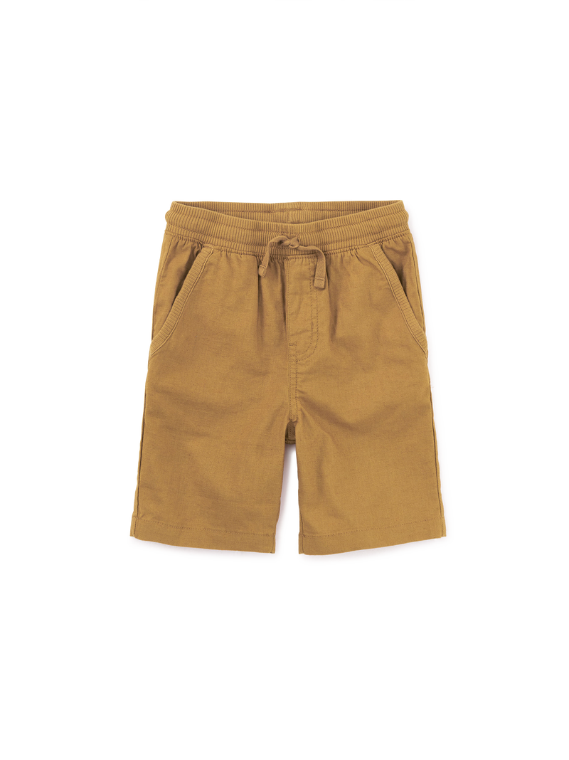 Make Tracks Shorts in Whole Wheat - View 1