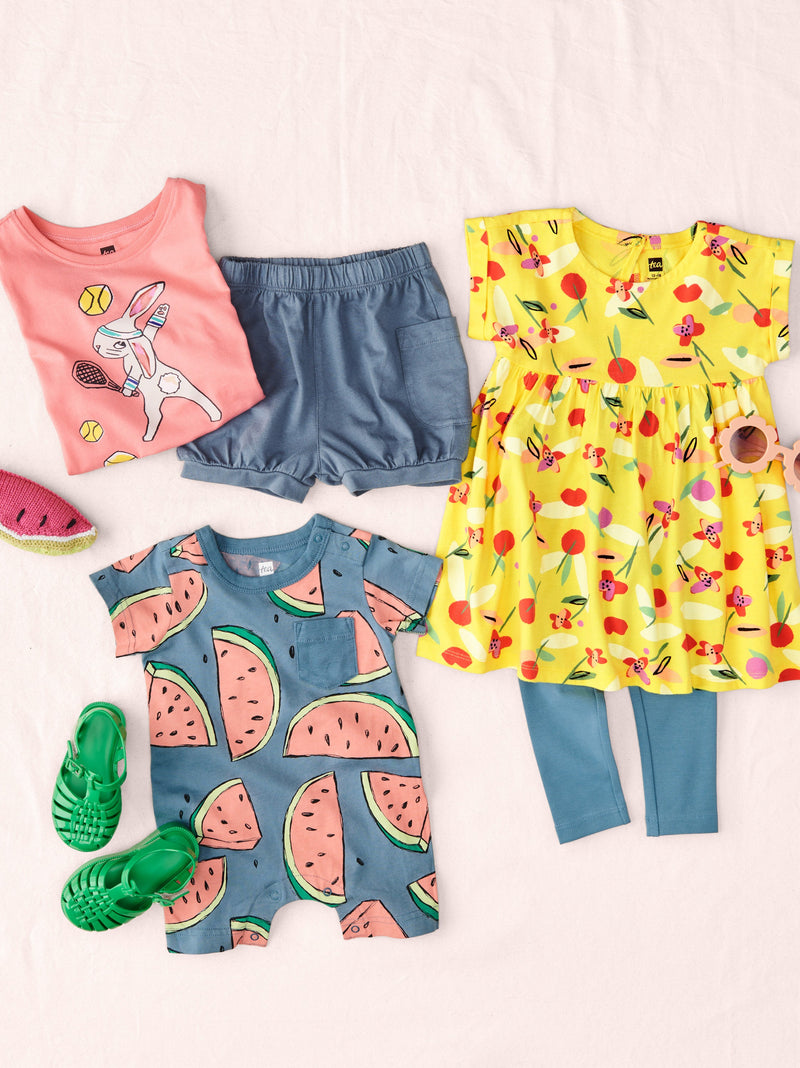 Bubble Pocket Baby Shorts in Triumph - View 2