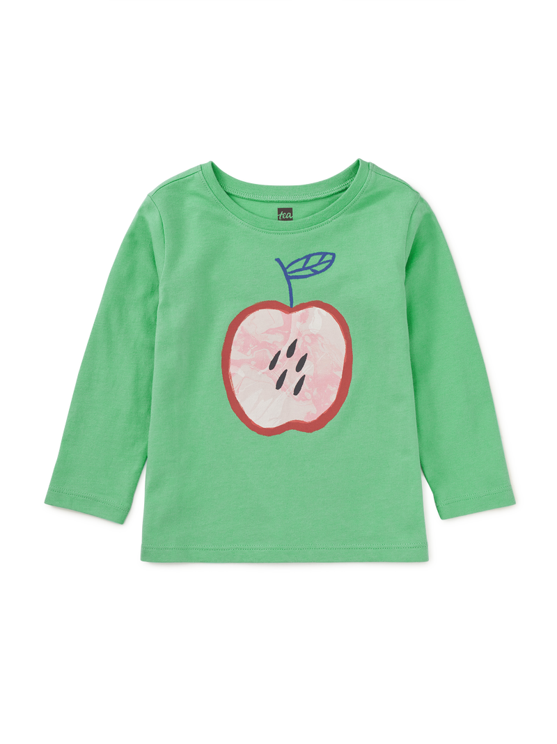 Marbled Apple Graphic Tee in Parkside - View 2