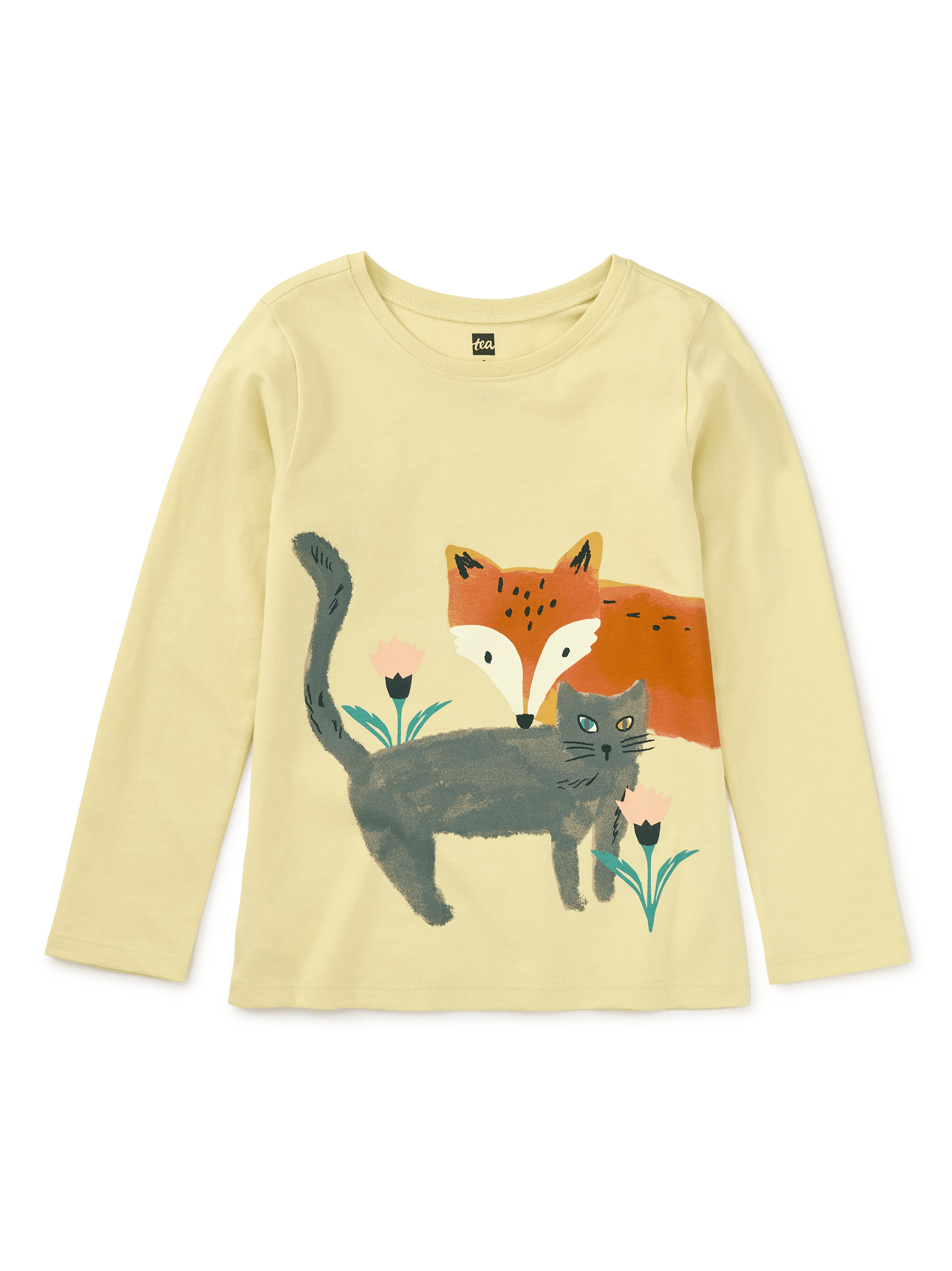 Cat And Fox Double Sided Tee