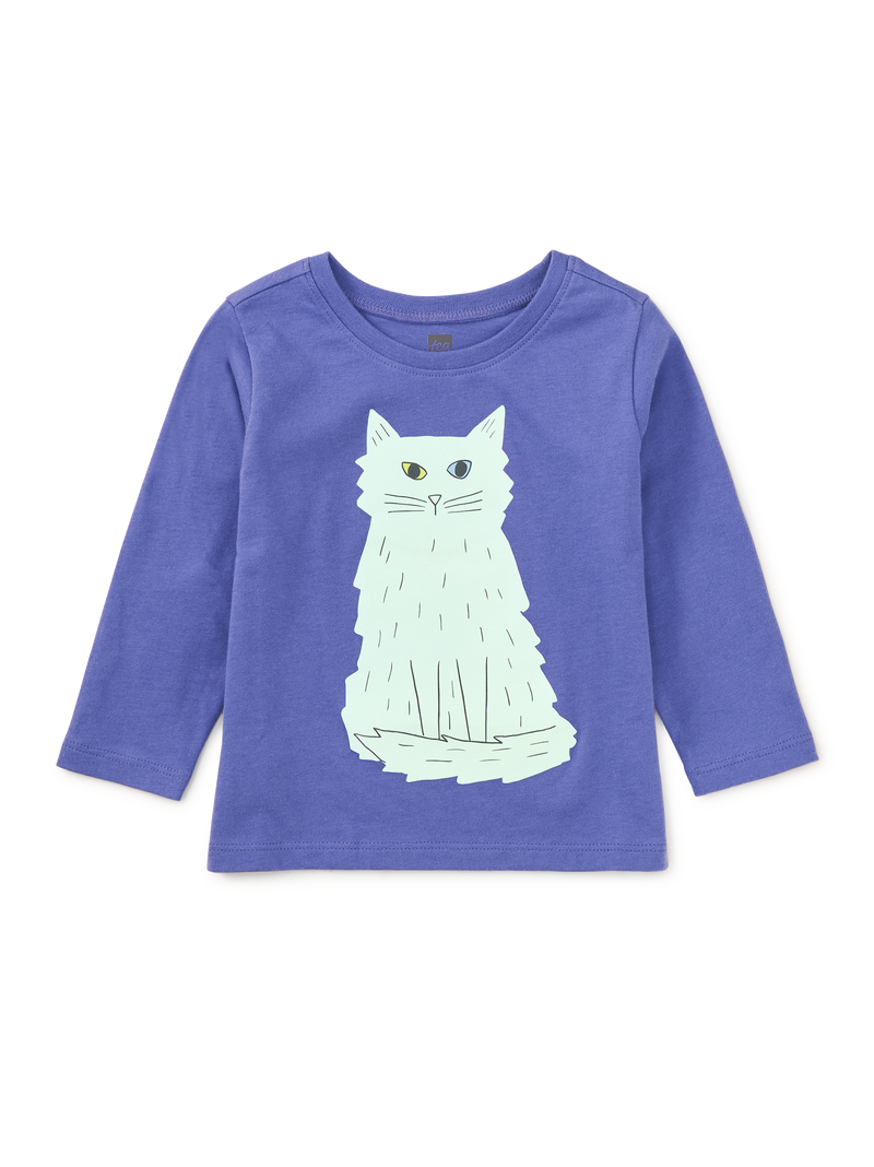 Lake Van Cat Glow Graphic Tee in Han Purple - View 2