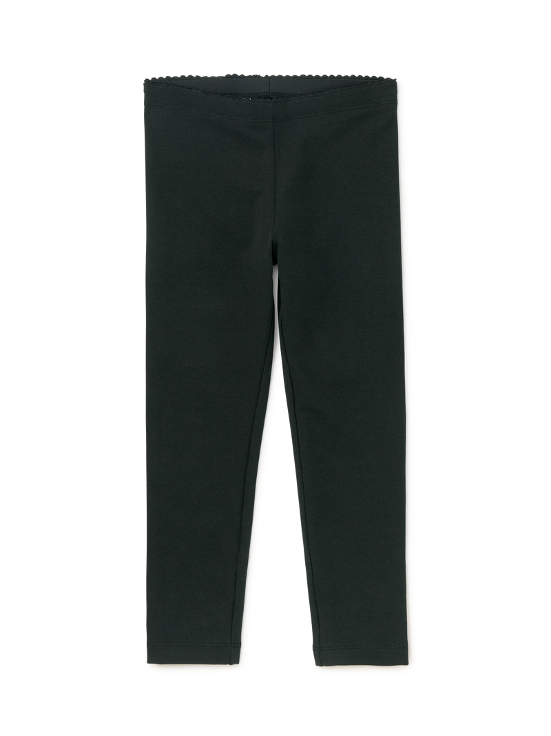 Solid Leggings in Jet Black - View 2