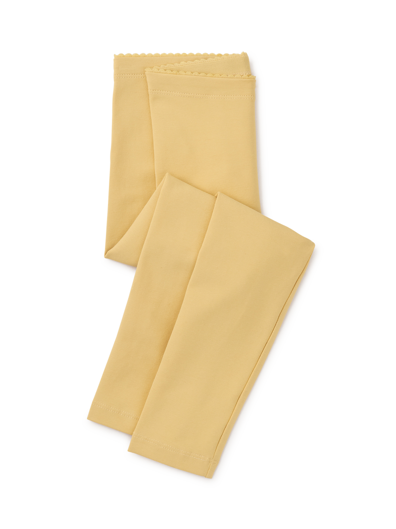 Solid Leggings in Honey Mustard - View 1