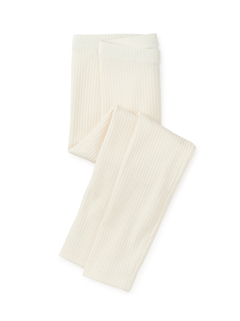 Pointelle Leggings in Chalk - View 1