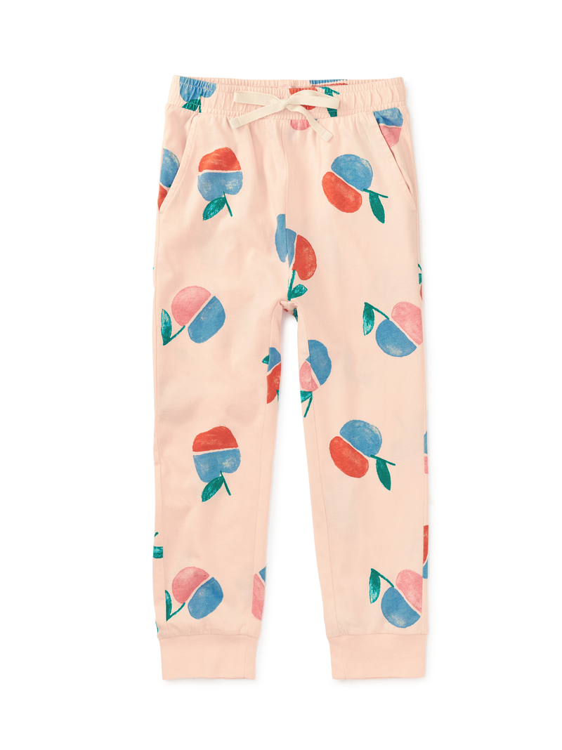 Printed Everyday Joggers in Apple Slices - View 1