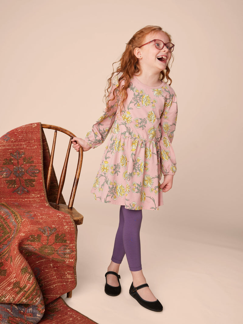 Blouson Sleeve Pocket Dress in Salma Floral - View 2