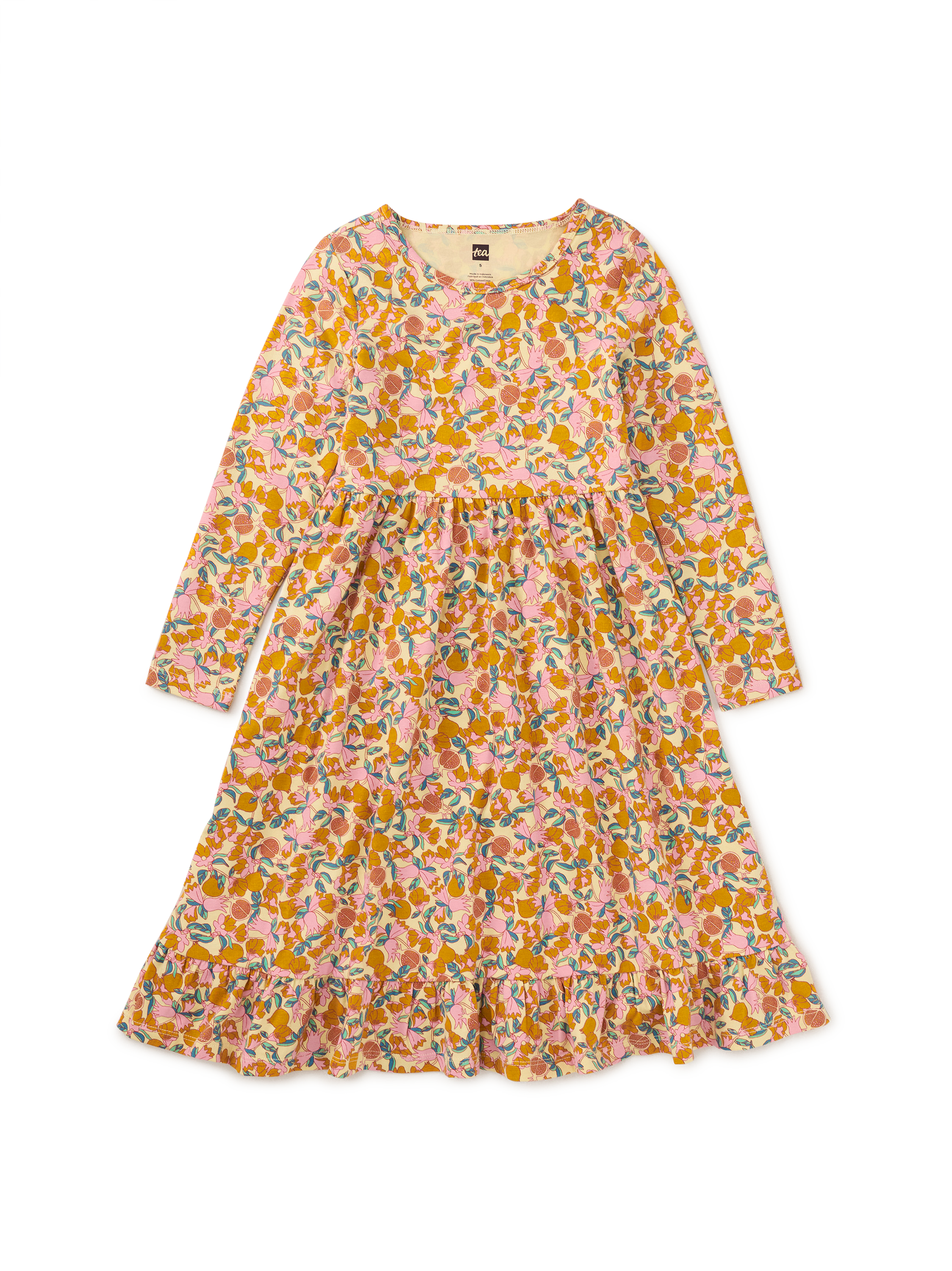 Ruffle Hem Maxi Dress