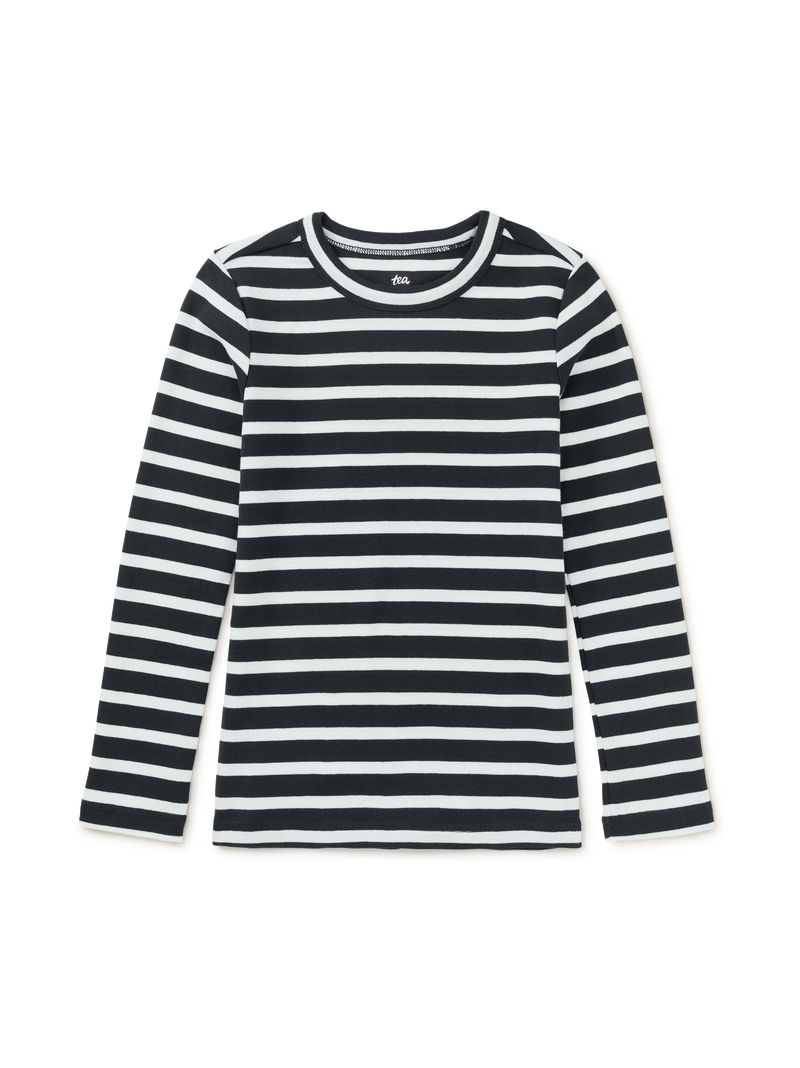 Striped Tee in Indigo - View 1