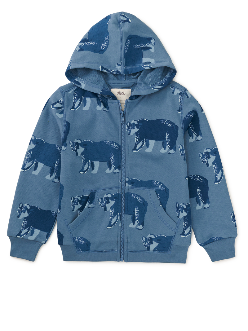Good Sport Hoodie in Bushy Bear In Coronet Blue - View 1
