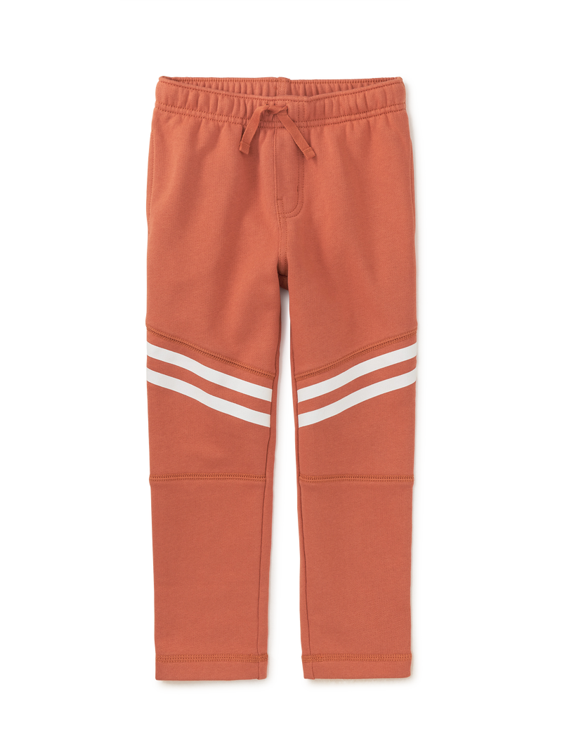 Speedy Striped Joggers in Copper - View 1