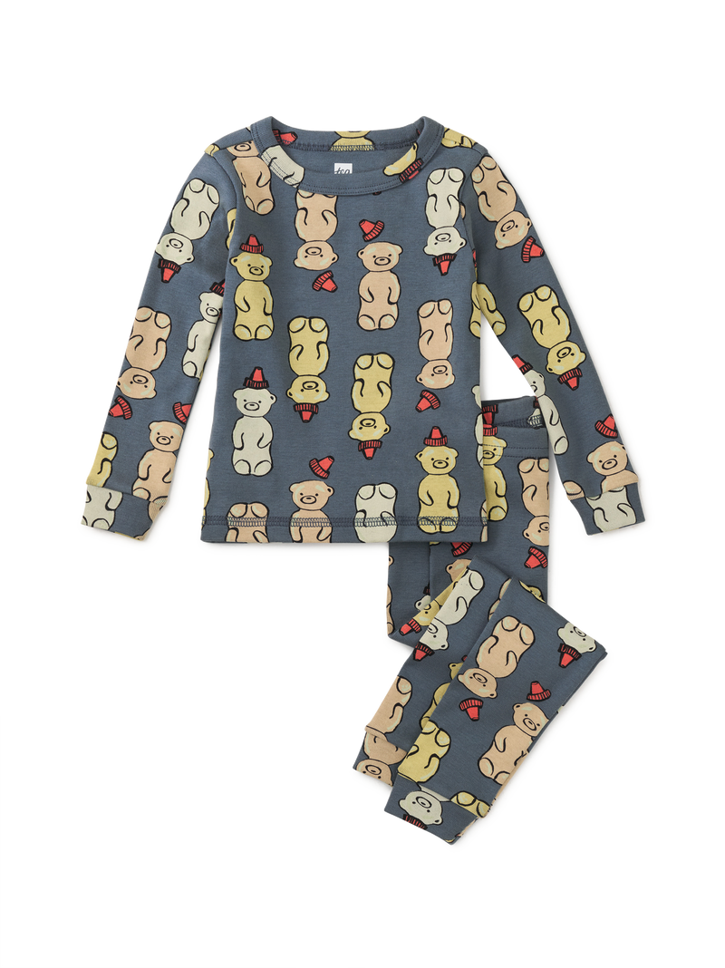 Goodnight Pajama Set in Honey Bears - View 2