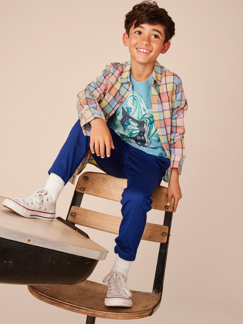 Timeless Stretch Twill Pants in Nightfall - View 2