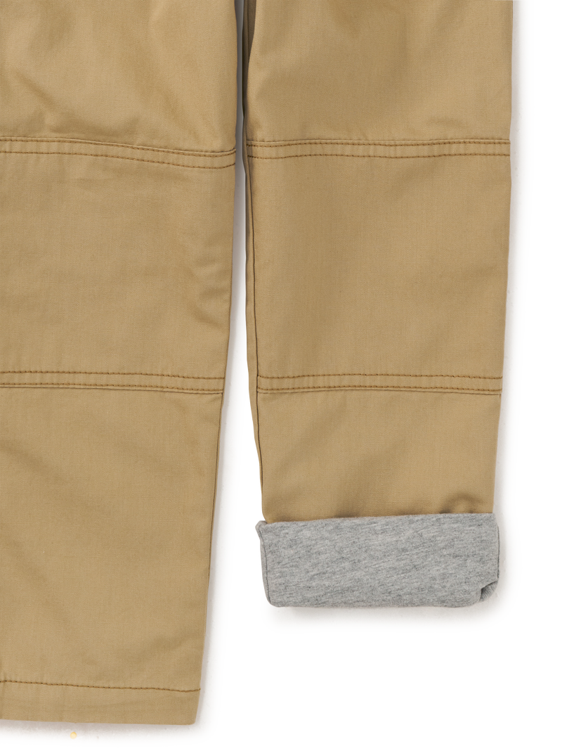 Cozy Does It Lined Pants in Dune Grass - View 2