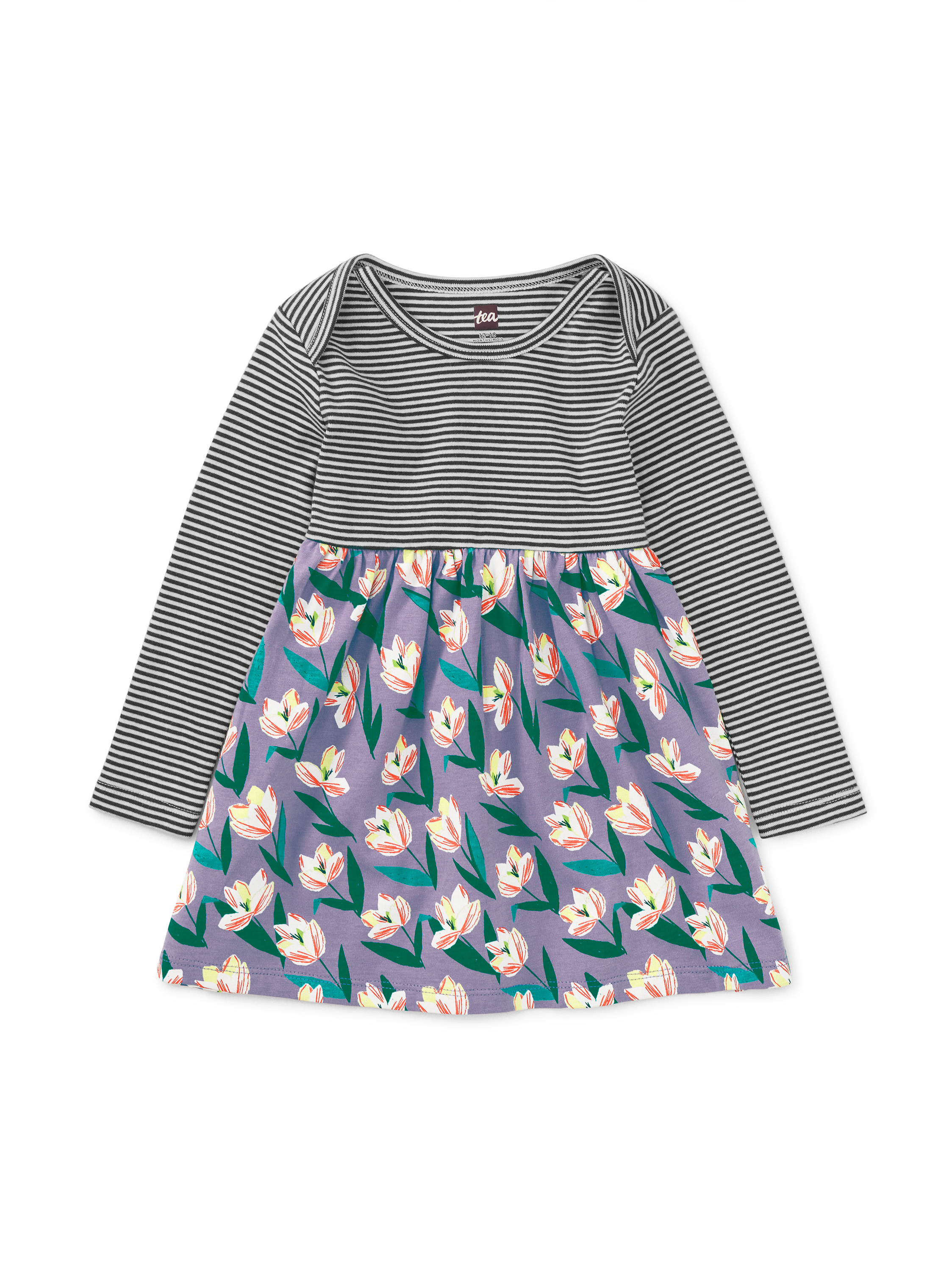 Print Mix Skirted Baby Dress
