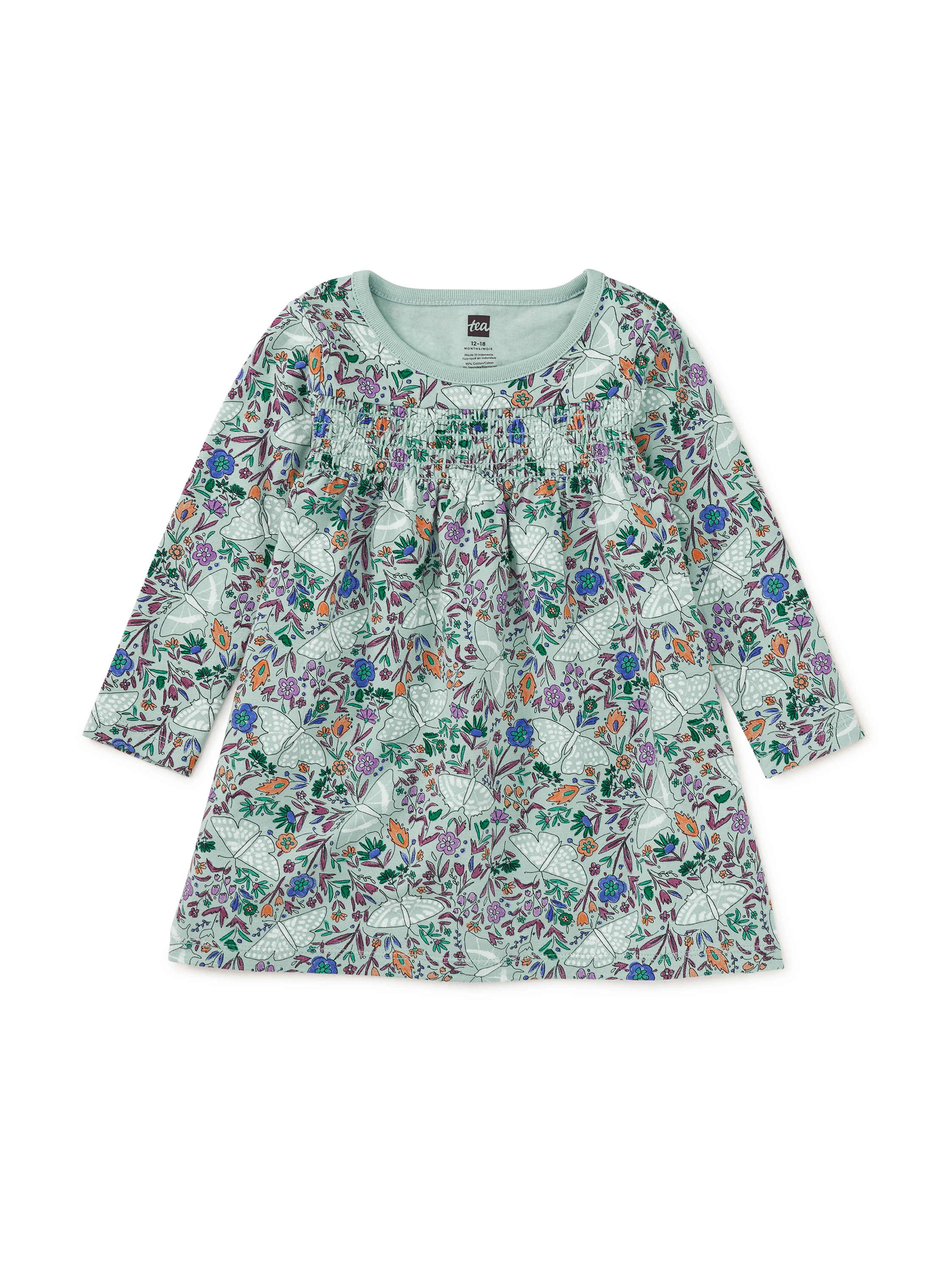 Smocked Empire Baby Dress