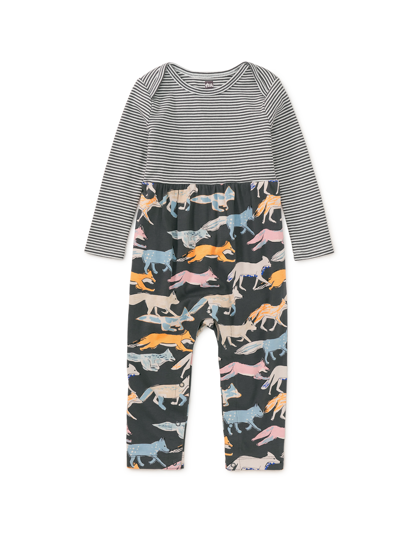 Print Mix Baby Romper in Fleet Foxes - View 1