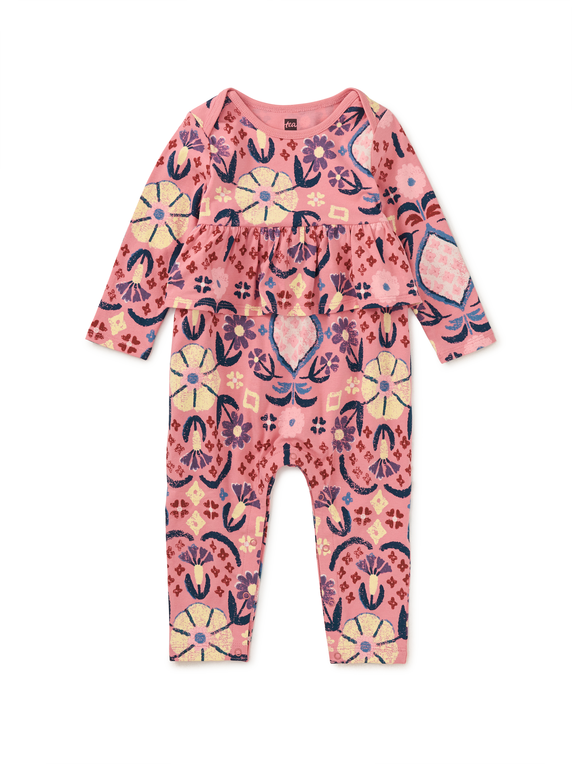 Pretty Peplum Baby Romper