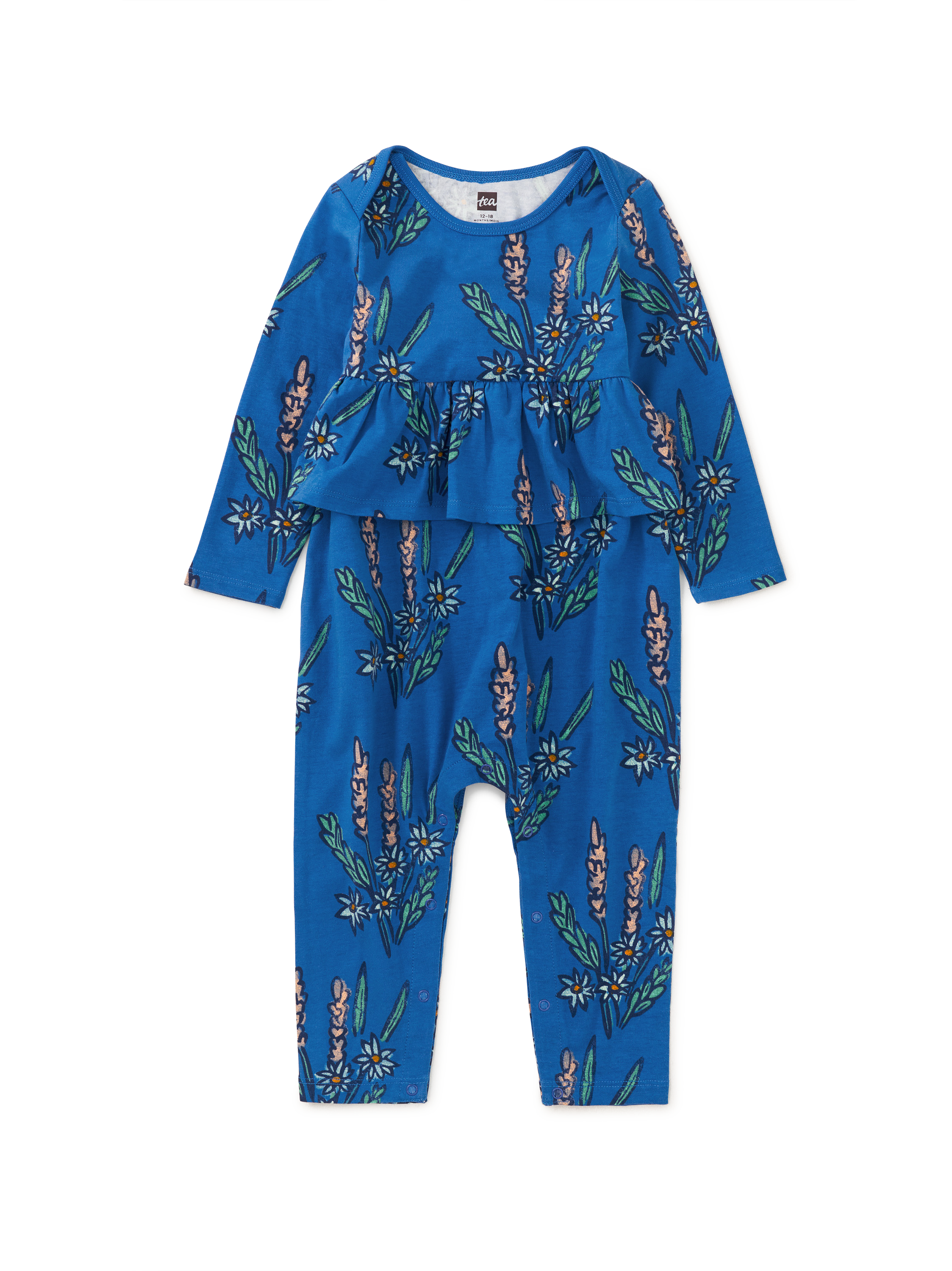 Pretty Peplum Baby Romper