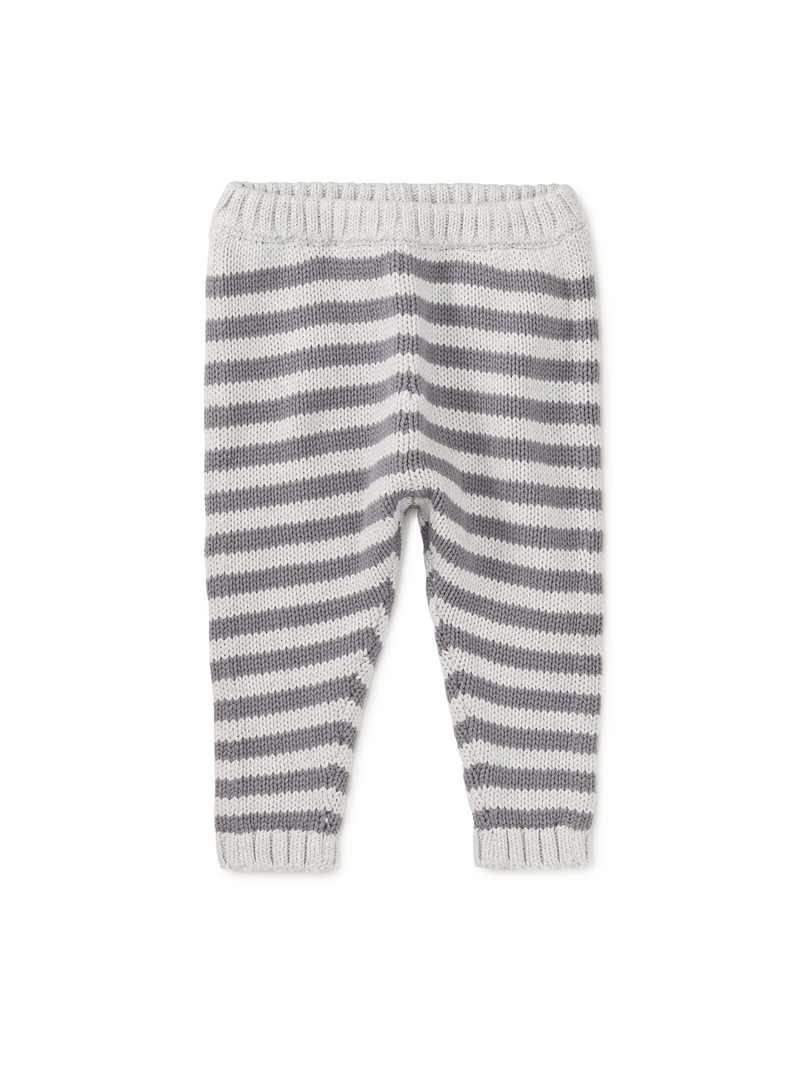 Cozy Striped Baby Pants in Chai Stripe - View 1