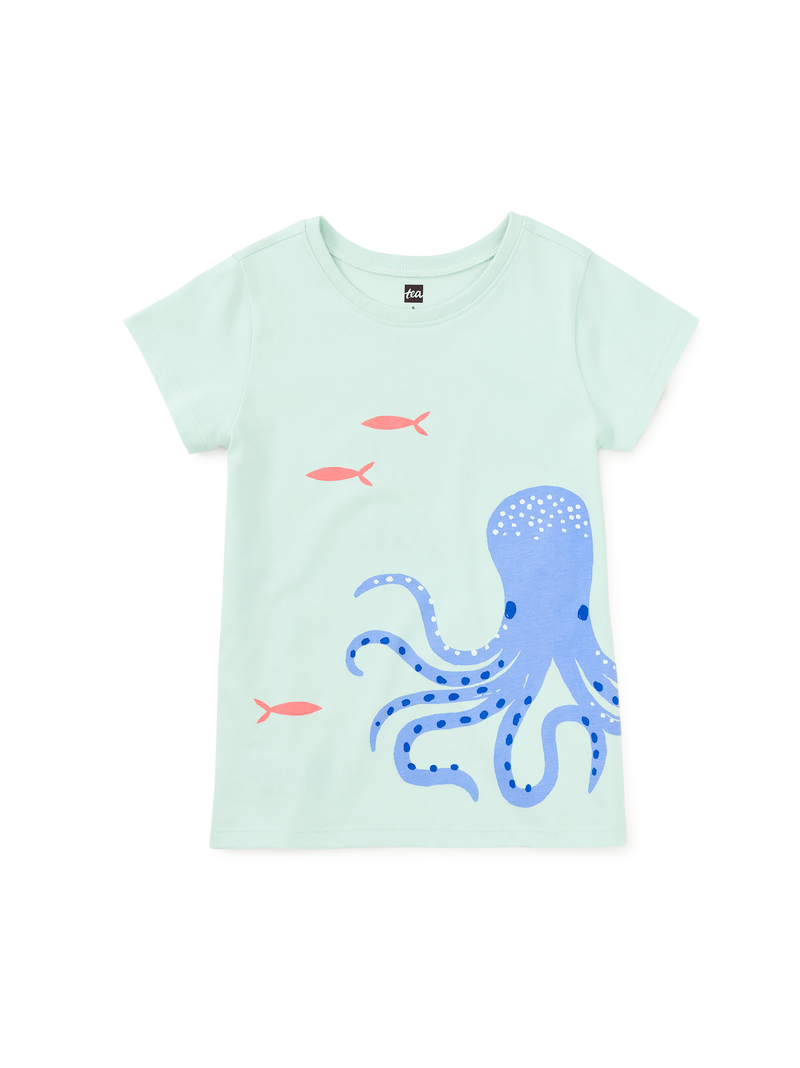 Octopus Garden Uv Graphic Tee in Garden Party - View 1