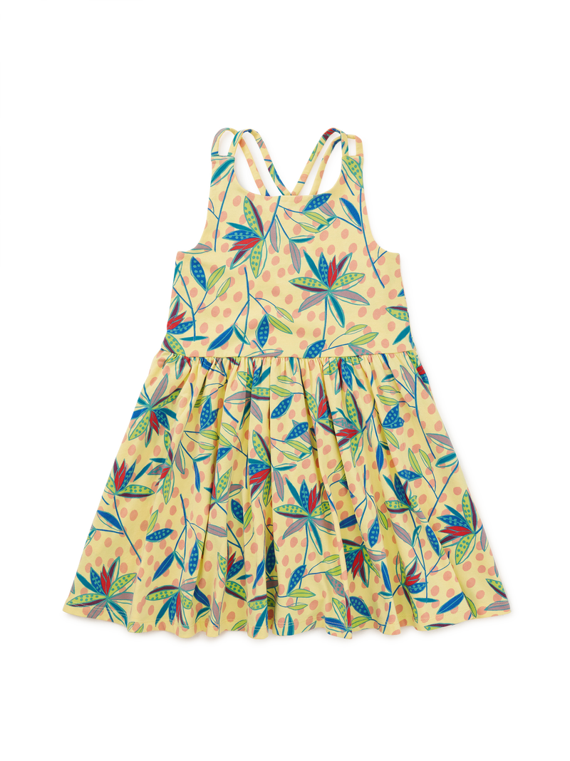 Strappy Back Skirted Dress in Bird Of Paradise - View 1