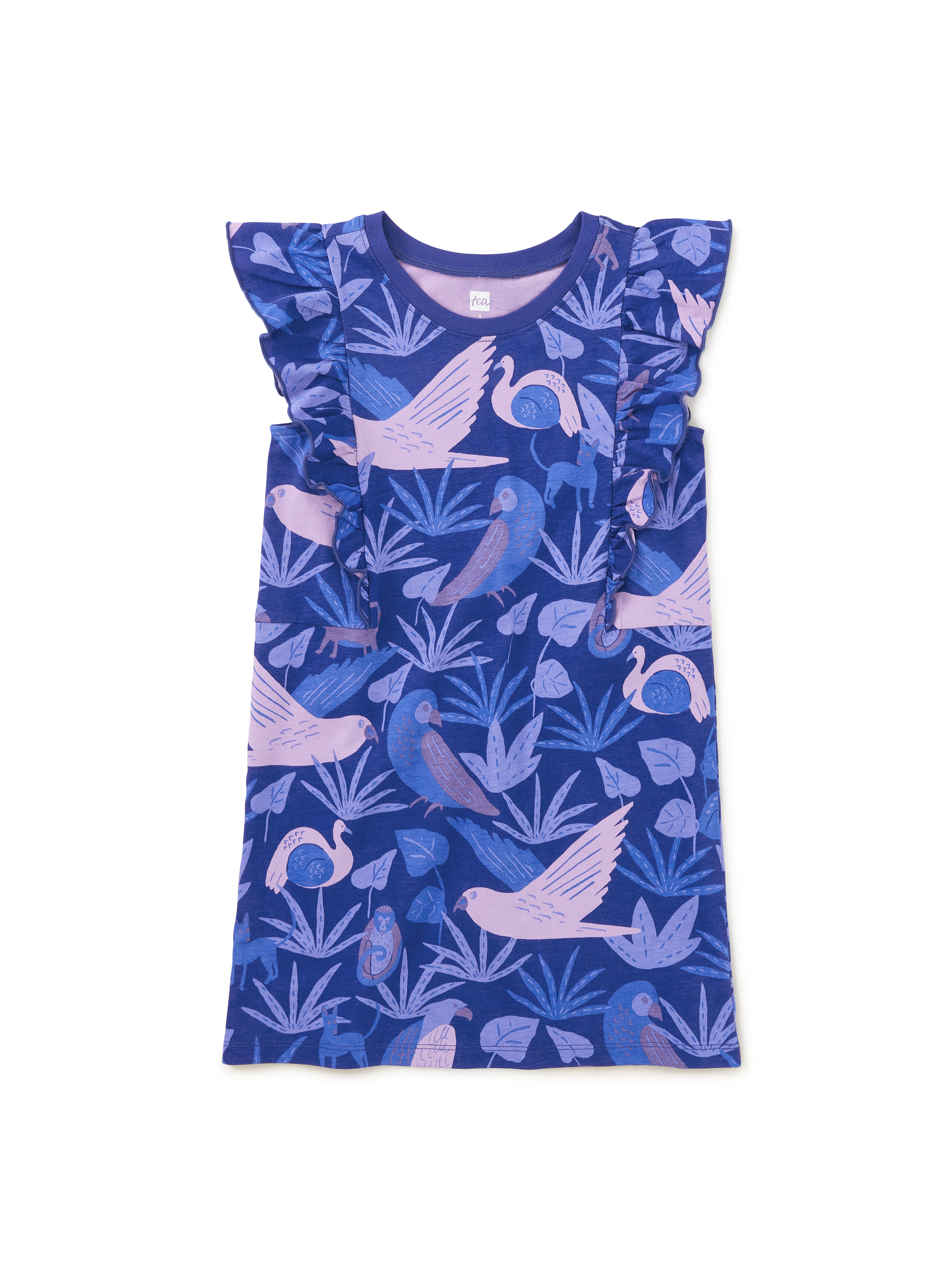 Sleeveless Ruffle A-Line Dress