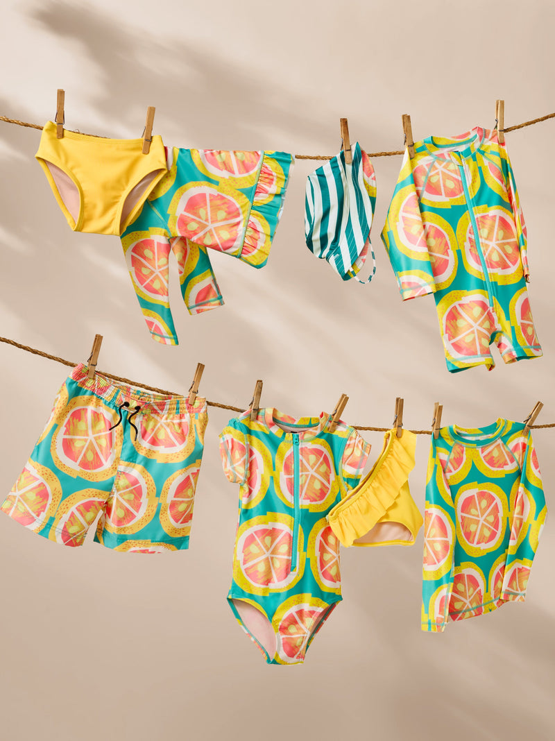 Ruffled Bikini Bottoms in Del Sol - View 2