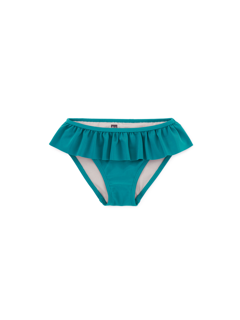 Ruffled Bikini Bottoms in Scuba - View 1