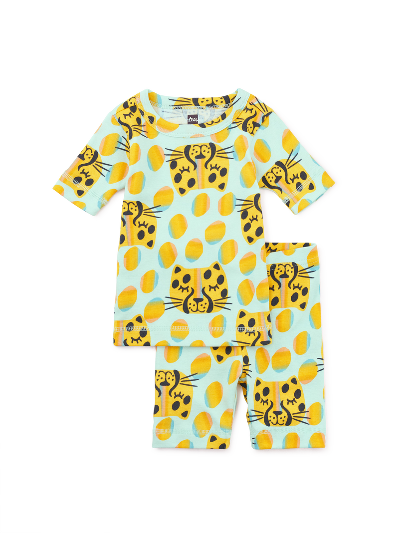 In Your Dreams Pajama Set in Rainbow Cheetah - View 2