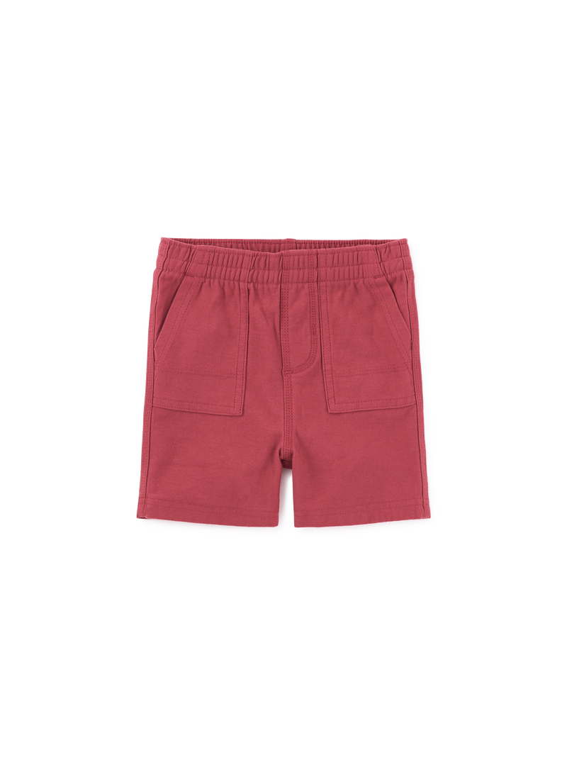 Playwear Shorts in Earth Red - View 2