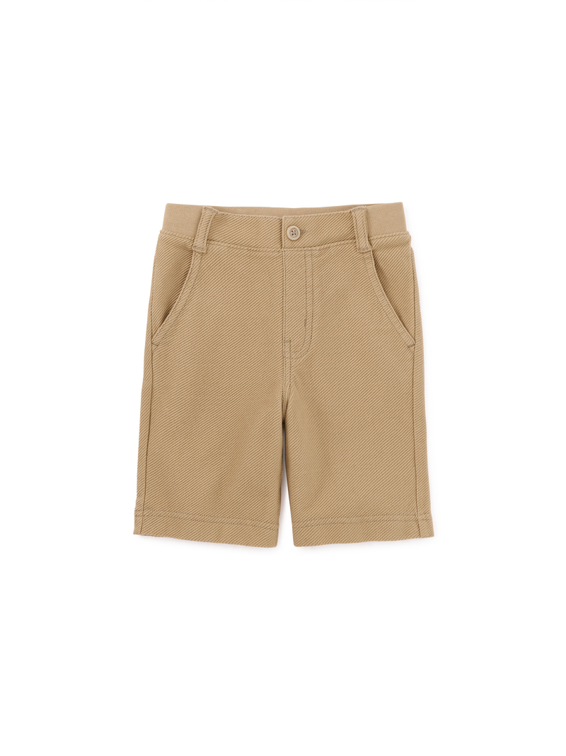 Twill Destination Shorts in Sandstone - View 1