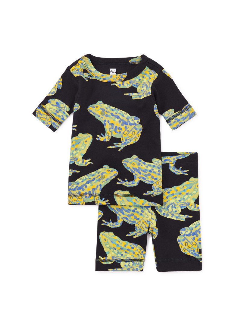 In Your Dreams Pajama Set in Spotted Frogs - View 2