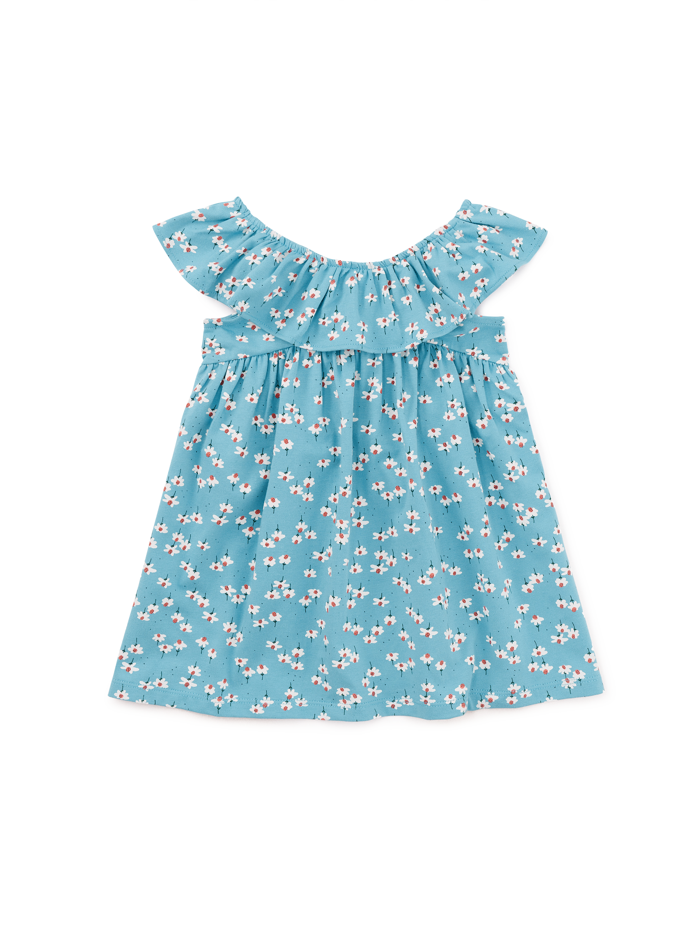 Ruffle Neck Baby Dress