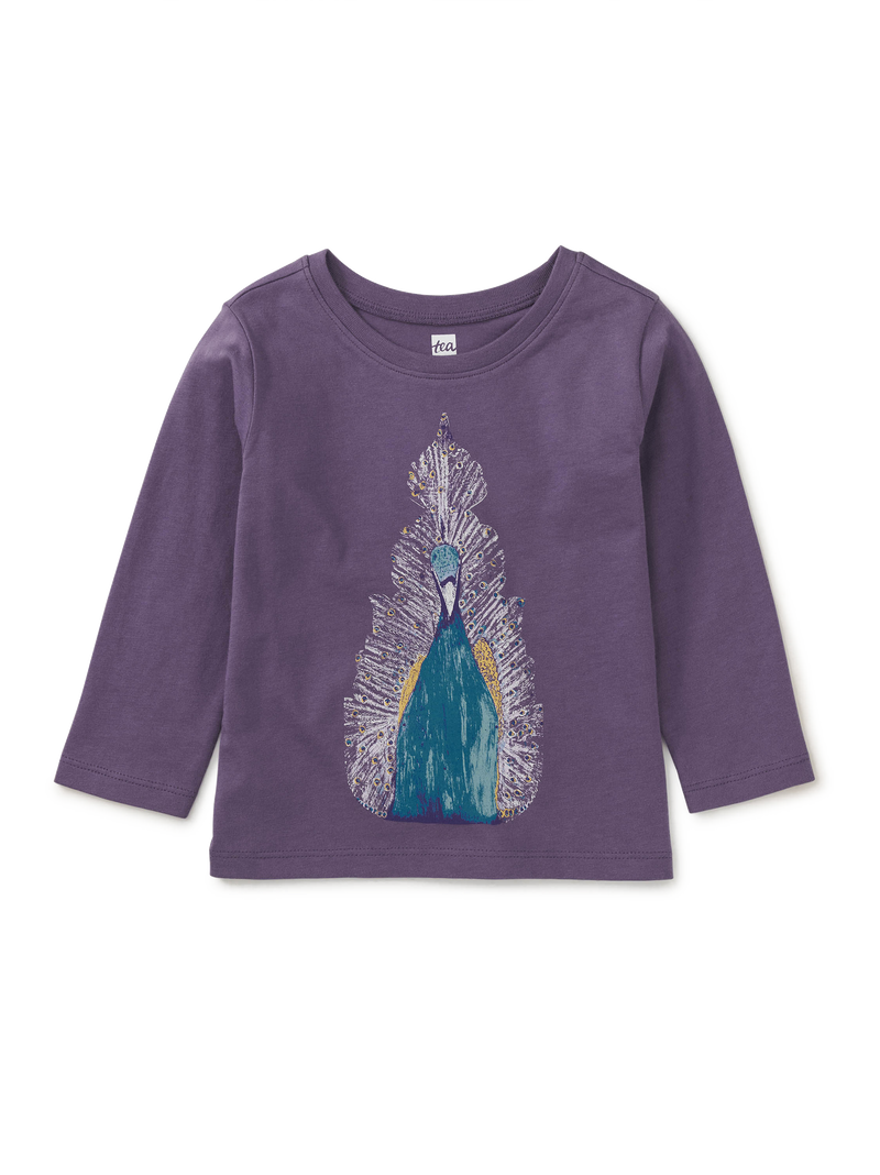 Nihats Peacock Graphic Tee in Shadow - View 2