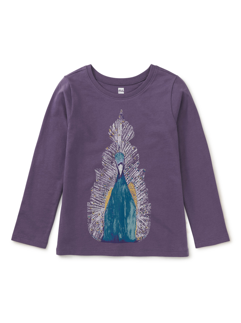 Nihats Peacock Graphic Tee in Shadow - View 1