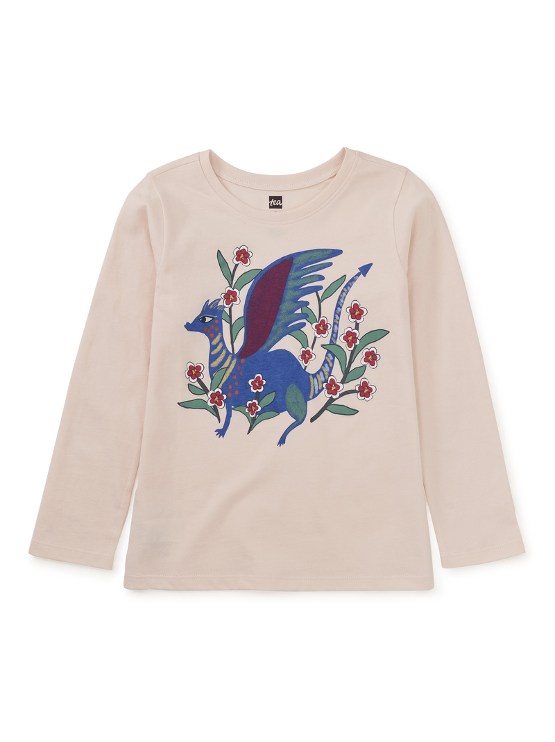 Little Dragon Graphic Tee in Creole Pink - View 1