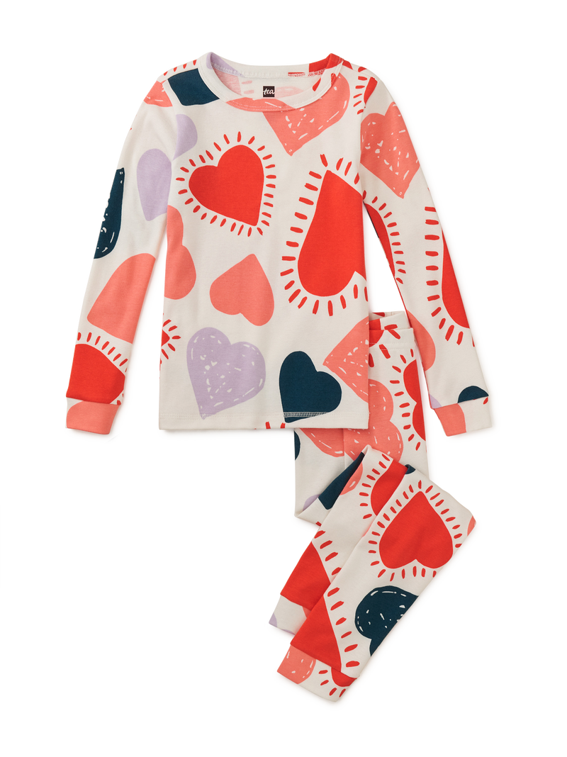 Goodnight Pajama Set in Heartburst - View 1