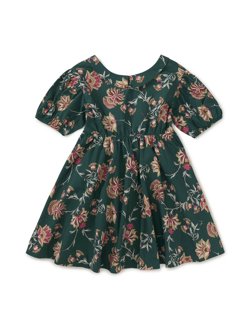 Puff Sleeve Collar Dress in Salma Floral - View 1
