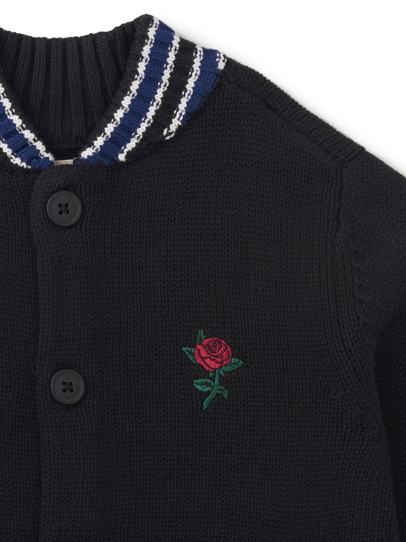 Bomber Sweater in Jet Black - View 2