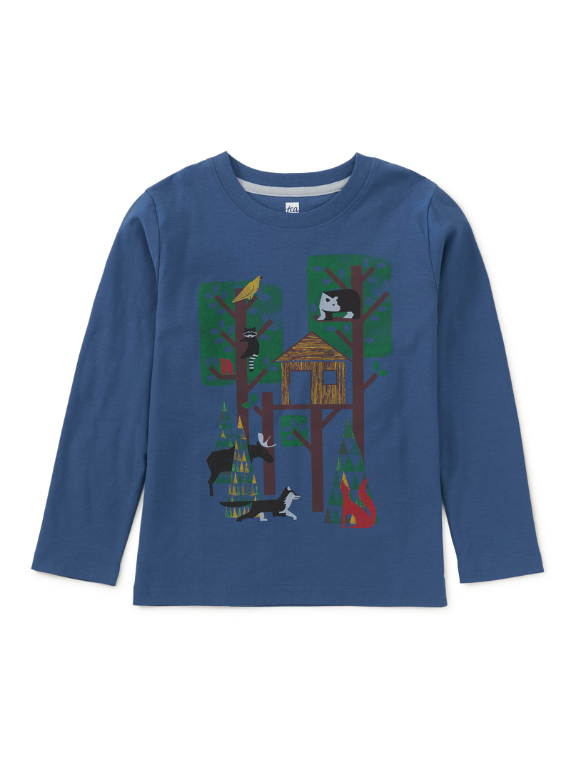 Bauhaus Graphic Tee in Dark Blue - View 2