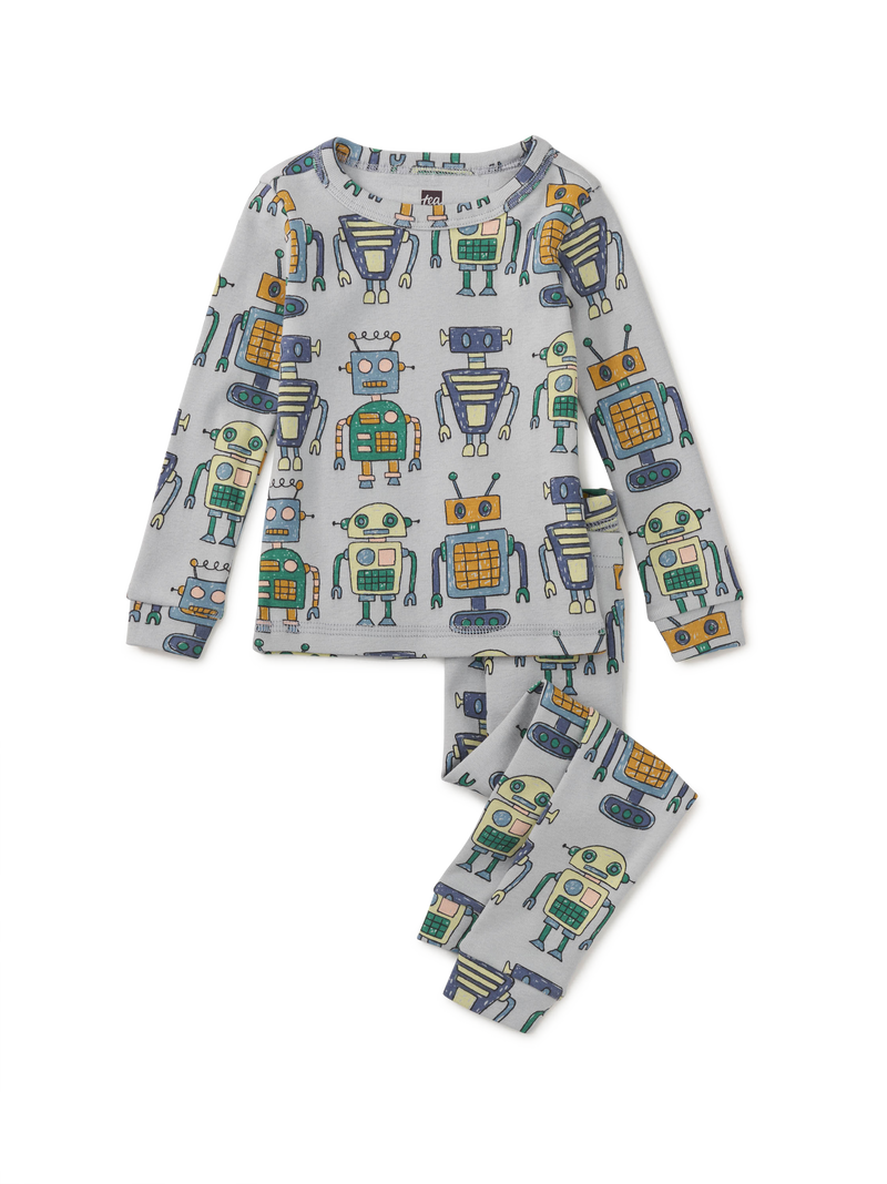Goodnight Pajama Set in Ismails Robots - View 2