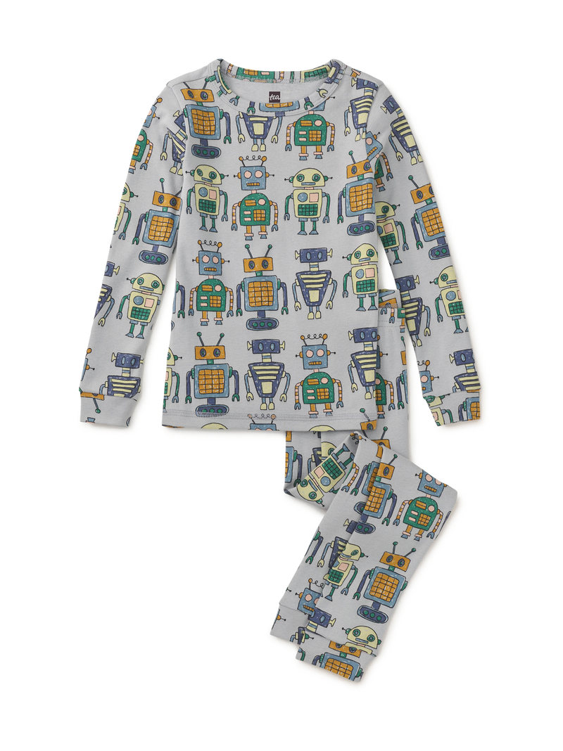 Goodnight Pajama Set in Ismails Robots - View 1