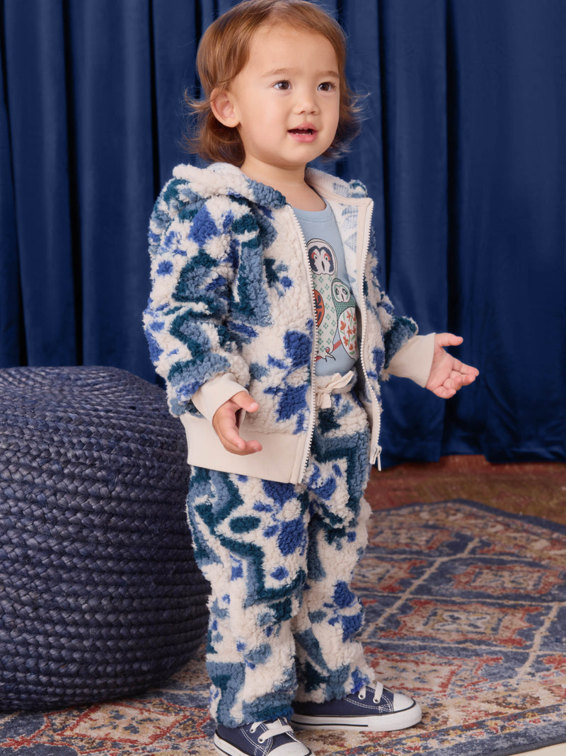 Teddy Fleece Baby Pants in Istanbul Iznik - View 2