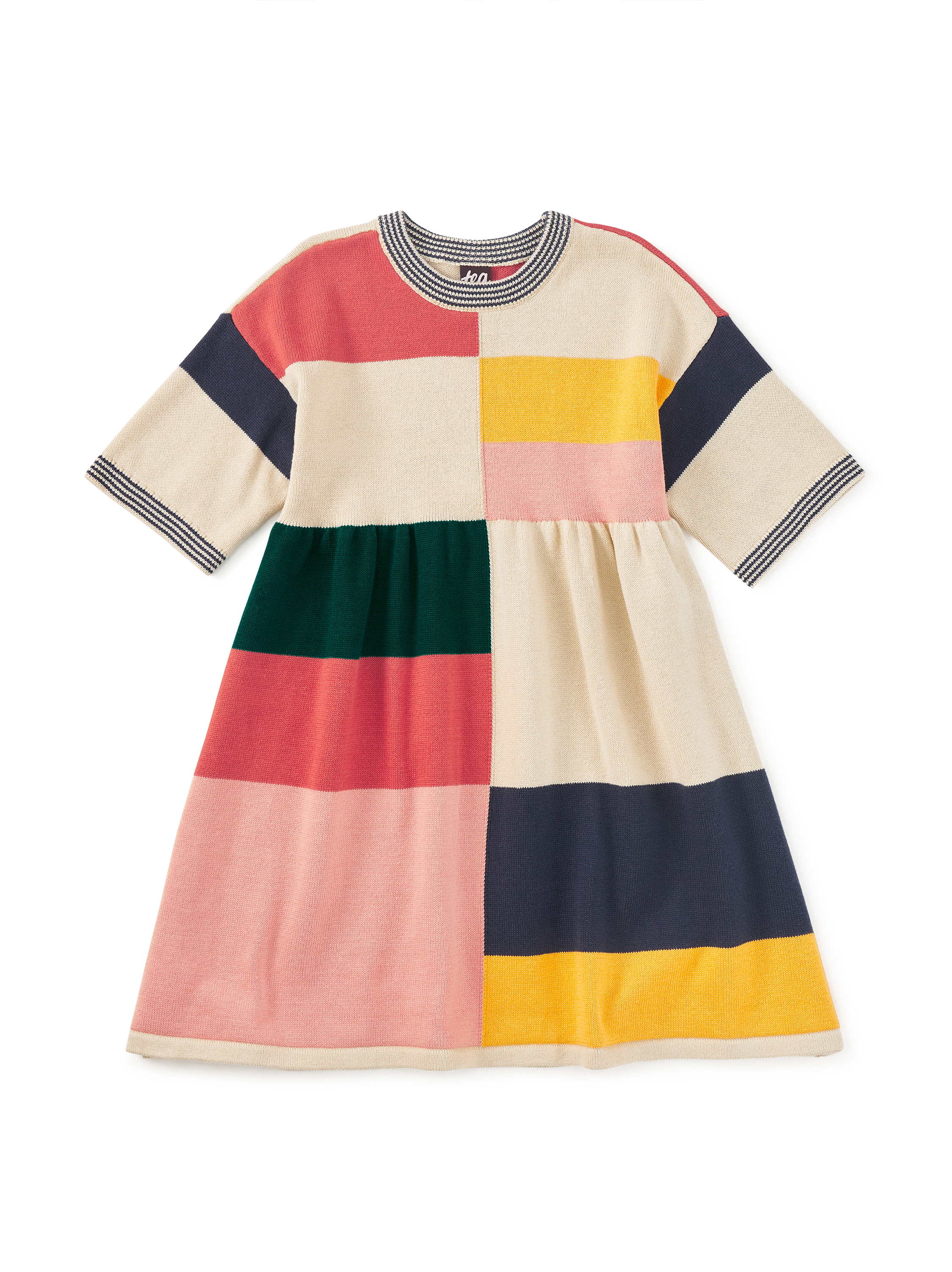 Colorblock Sweater Dress
