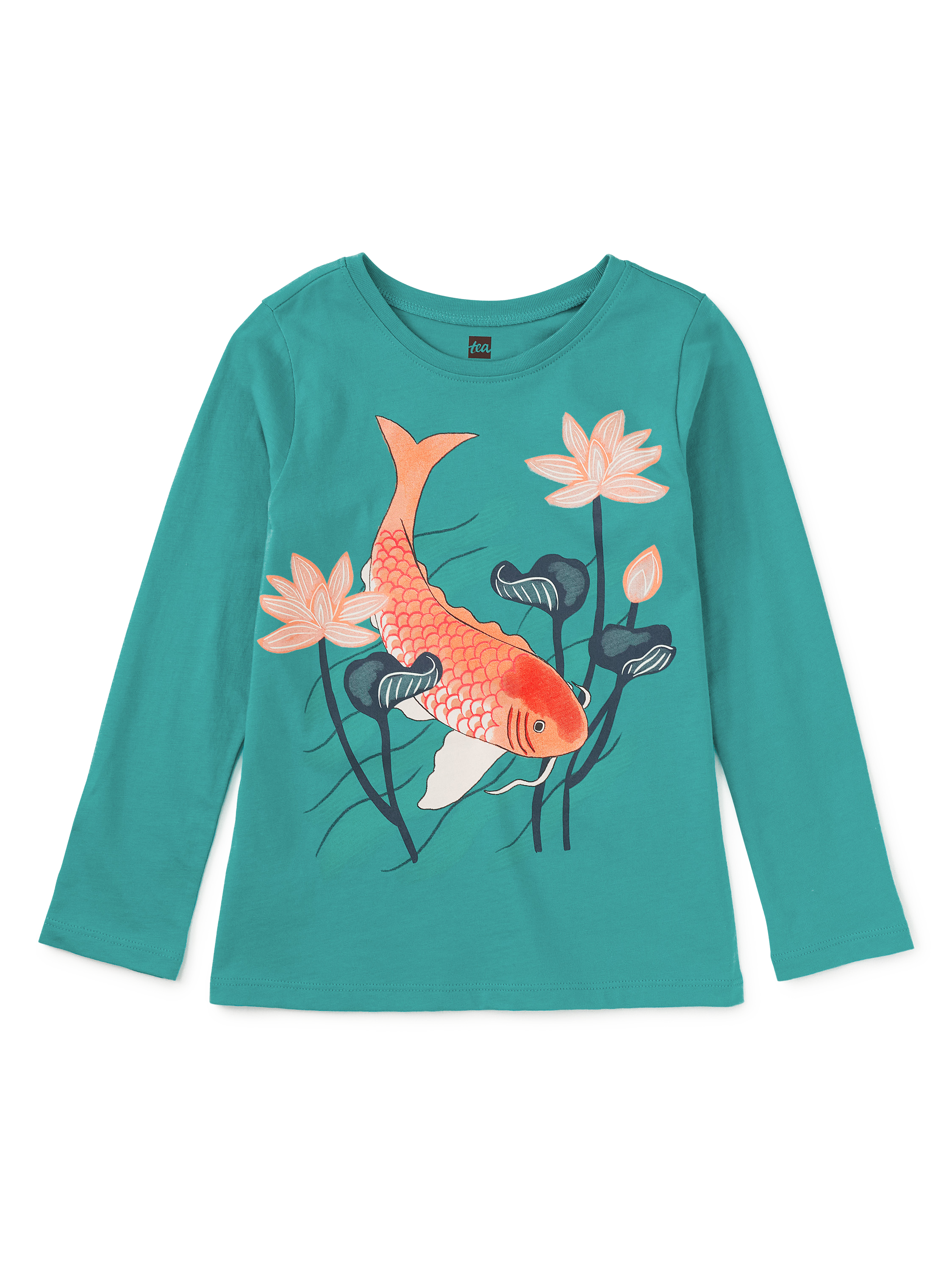 Carp And Lotus Graphic Tee