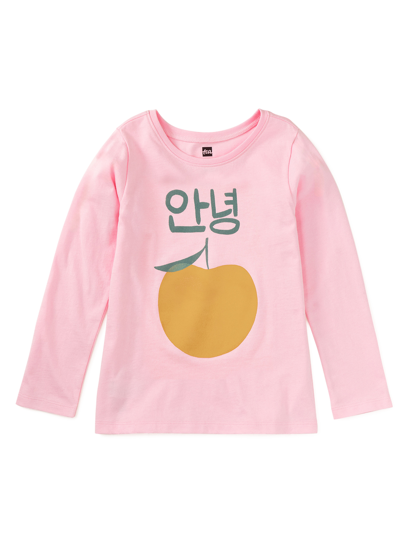 Asian Pear Graphic Tee in Pink Lady - View 1