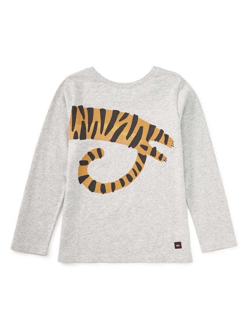 Liger Double Sided Tee in Light Grey Heather - View 2