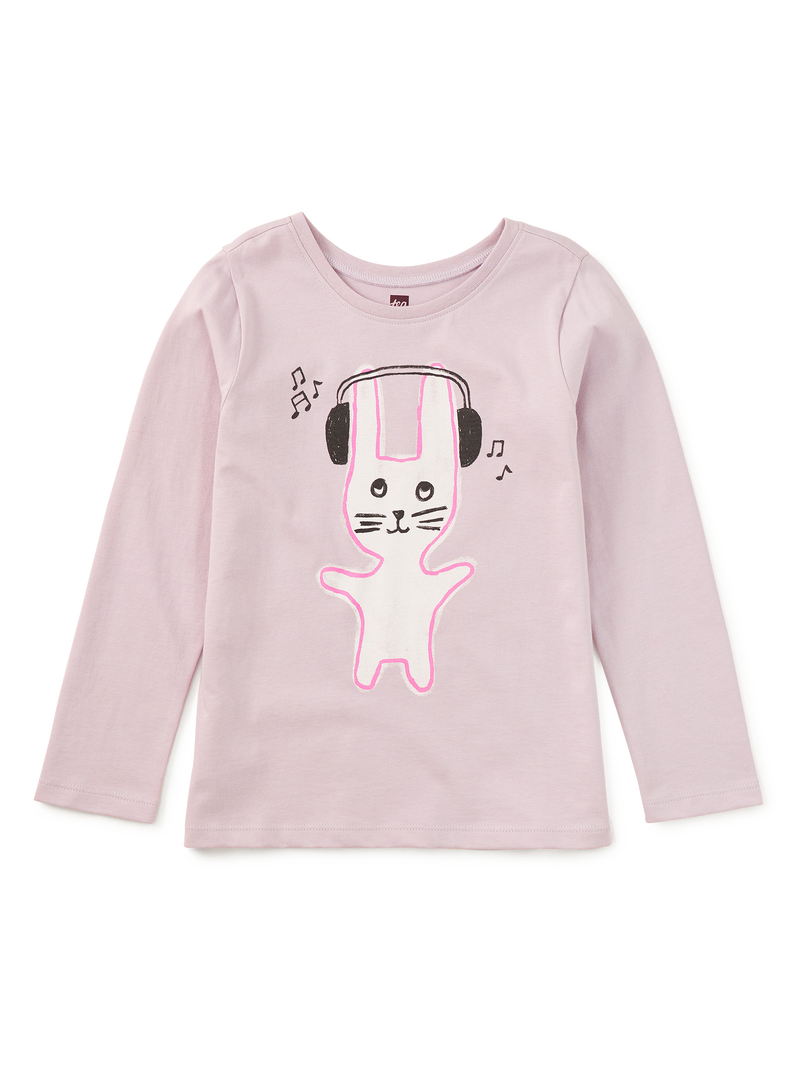 Bunny Bop Graphic Tee in Urchin Purple - View 1