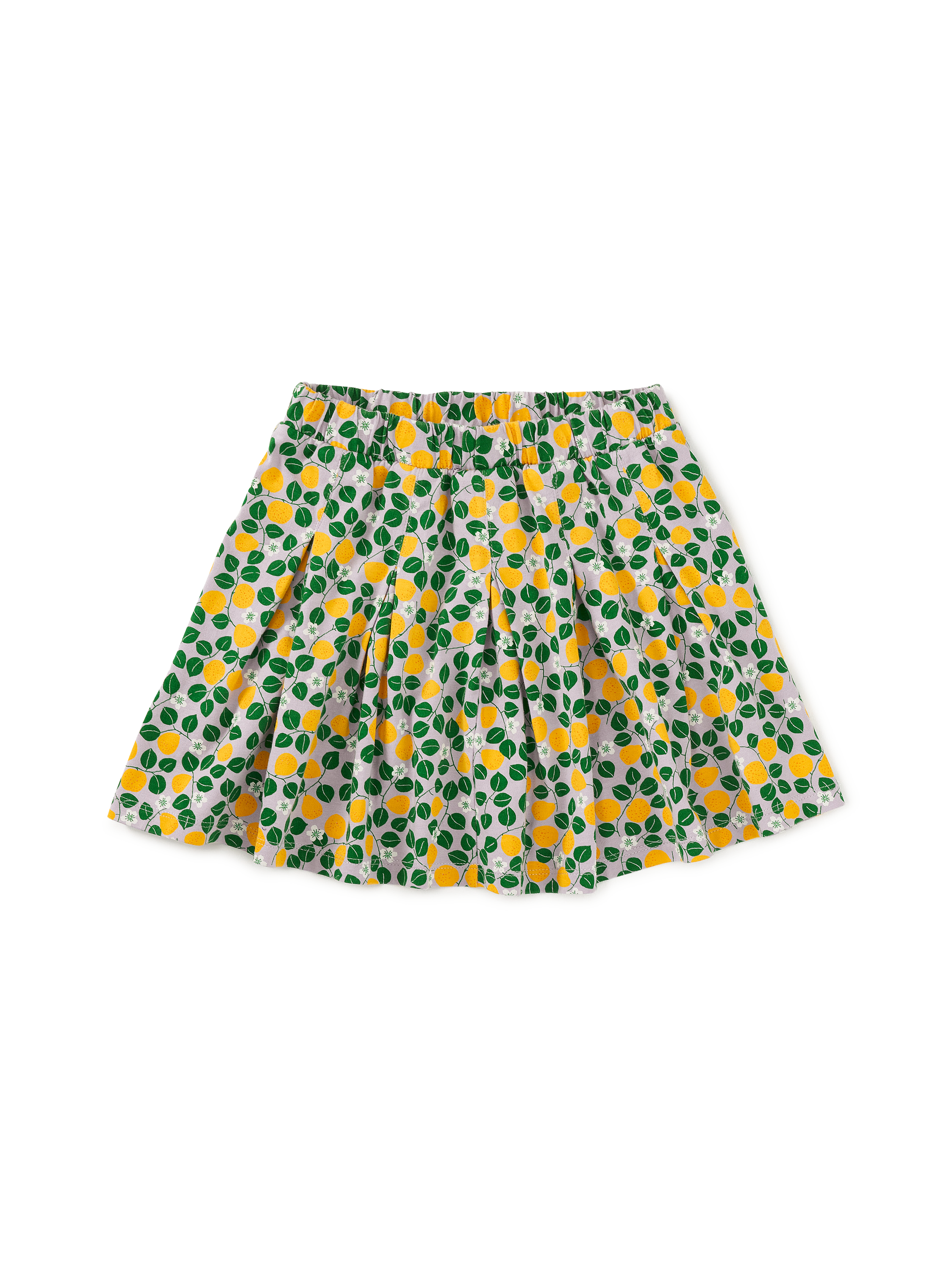 Pleated Jersey Skirt