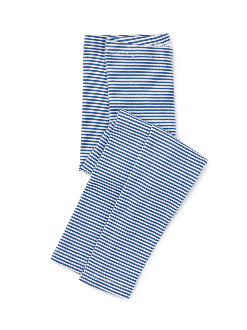 Striped Leggings in Imperial - View 1
